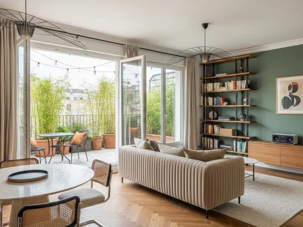 4 pièces avec BALCON et TERRASSE dans le SECTEUR CROIX-DE-CHAVAUX à Montreuil 