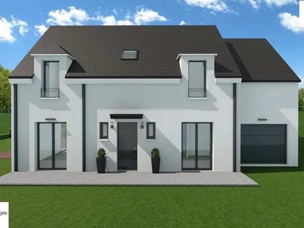 Terrain à bâtir de 718 m² à MORAINVILLIERS (78) 