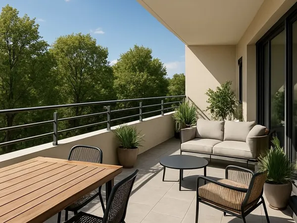 3 PIECES AVEC BALCON EN TVA REDUITE - BISCHHEIM - Frais de notaire offerts ! 