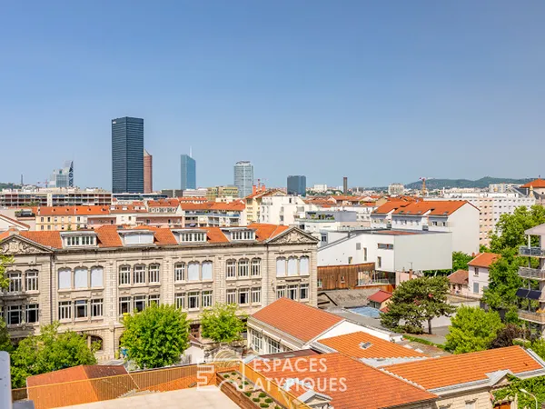 T3 en dernier étage avec balcons 