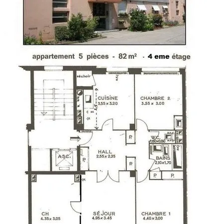 F4 CALUIRE BE 4eme ASC+VUE +PARKING+CALME 1250/mois+ charges 