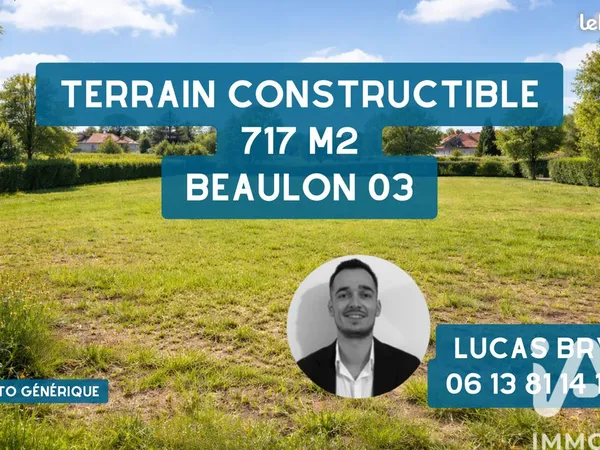 Terrain 717 m² Beaulon 