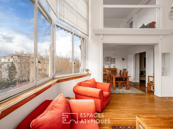 Duplex Art Déco à l'orée du Bois de Boulogne et du Jardin du Ranelagh 