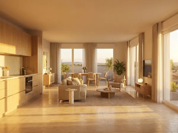 Appartement 3 pièces 66 m² 