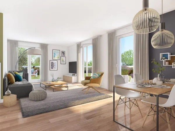 Appartement 3 pièces 63 m² 