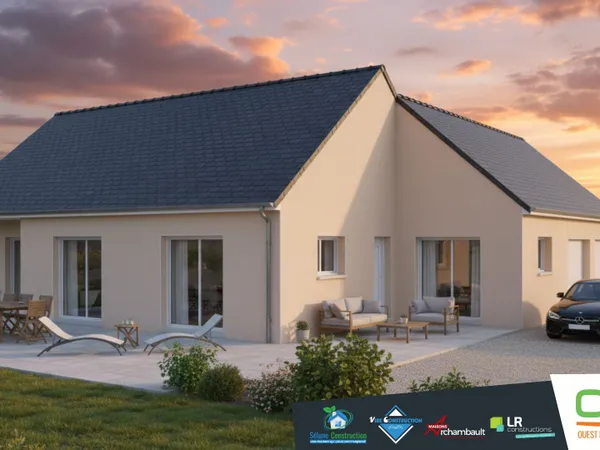 Terrain + maison 100 m² 