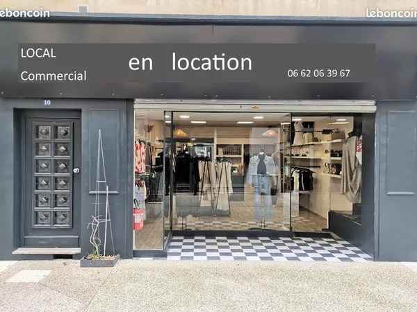 Local commercial en location zone pietonne 