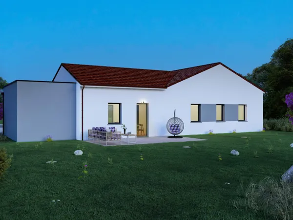 Terrain + maison 96 m² 