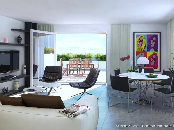 Appartement 3 pièces 58 m² 