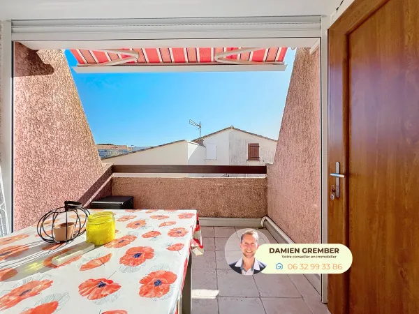 🏡 MARSEILLAN PLAGE - T2 DUPLEX LUMINEUX AVEC TERRASSE, JARDIN, PARKING ET GRAND GARAGE 