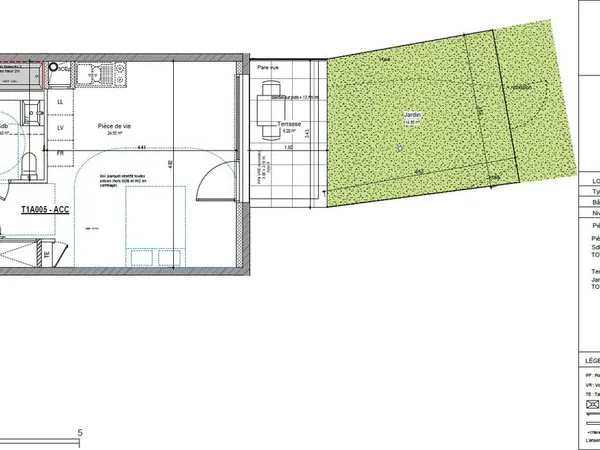 Appartement 1 pièce 30 m² 