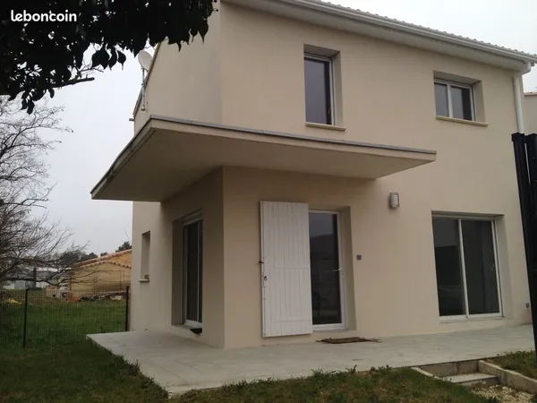 Villa meublee vue lac f4 jardinet garage 