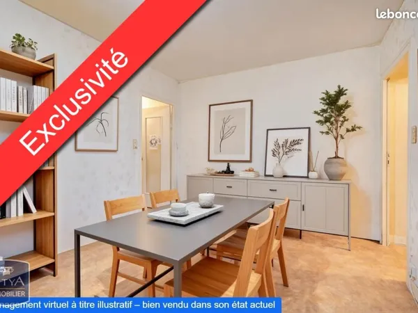 Appartement 3 pièces 52 m² 