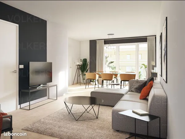 Appartement 2 pièces 46 m² 