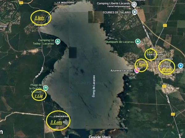 Forêt 1 300 m² Lacanau 
