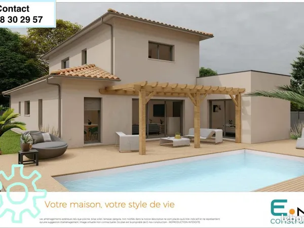 Terrain 2 000 m² Leognan 