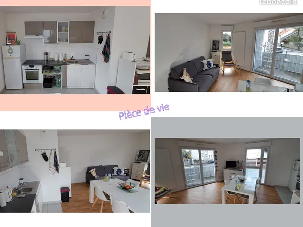 APPT T3+parking Hauts-Pavés/St Félix 
