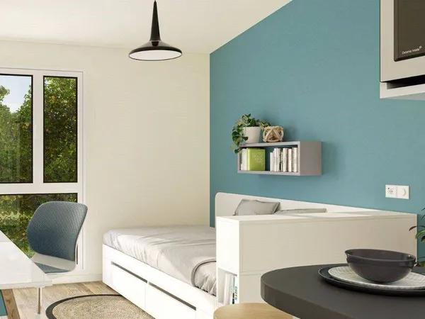 Studio 1 pièce 18 m² 