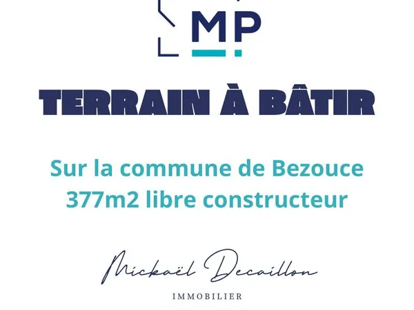 Terrain 377 m² BEZOUCE 