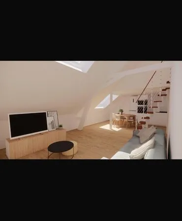 T2 meublé avec mezzanine lumineux et au calme - Vieux Bezannes 
