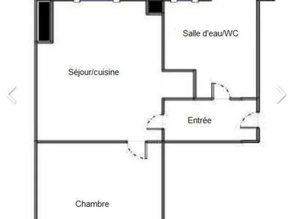Location appartement T2 meublé centre Colombes 