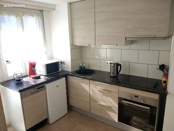 À LOUER - F2 MEUBLÉ CHARMANT - QUARTIER SUD COLMAR - PROCHE GARE ET CENTRE-VILLE Disponible 