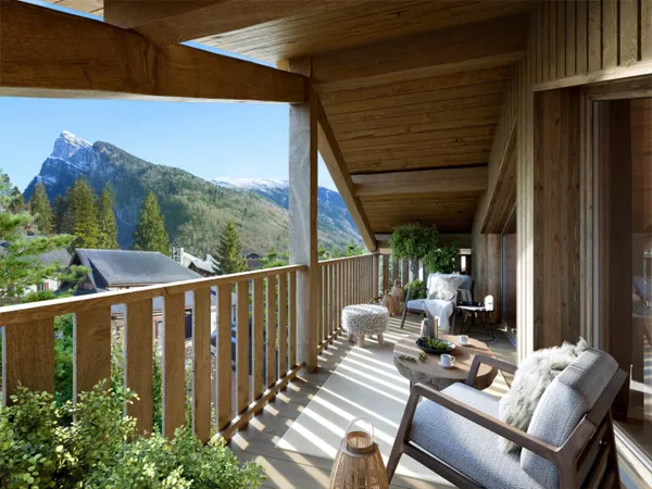 Magnifique T4 avec vue dégagée sur les sommets alentour 