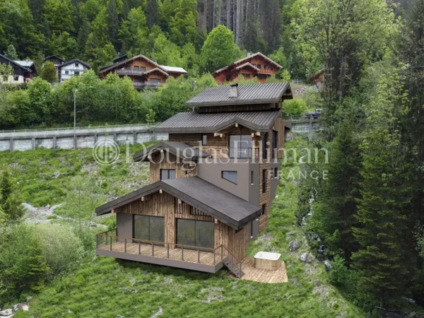 MORZINE - Demi-chalet neuf de 4 chambres avec vues panoramiques 