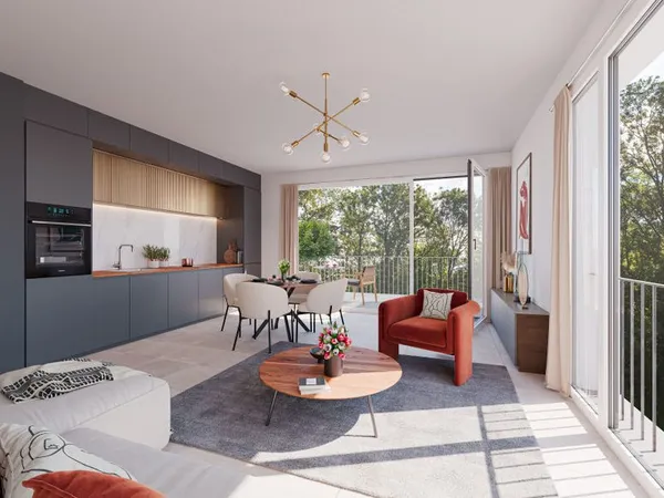Appartement T2 45m² avec terrasse de 7m² 