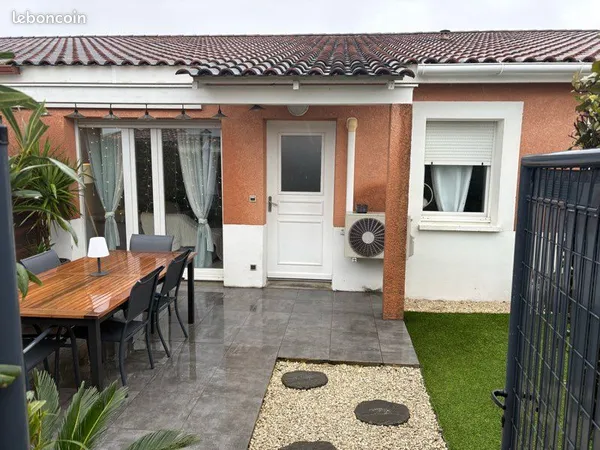 Maison 62 m² avec jardin, piscine et parking - Résidence sécurisée 