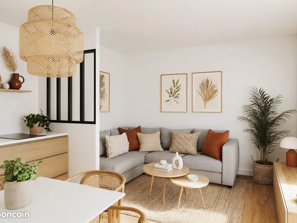 Duplex 2 pièces 45 m² 