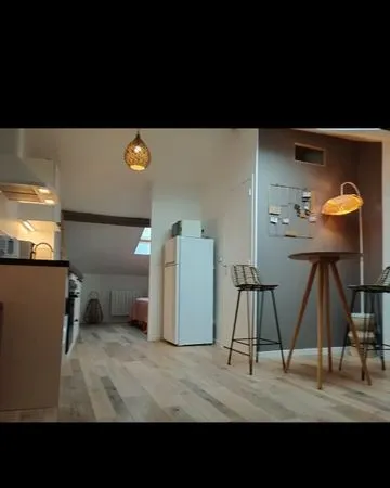 Grand studio meublé 