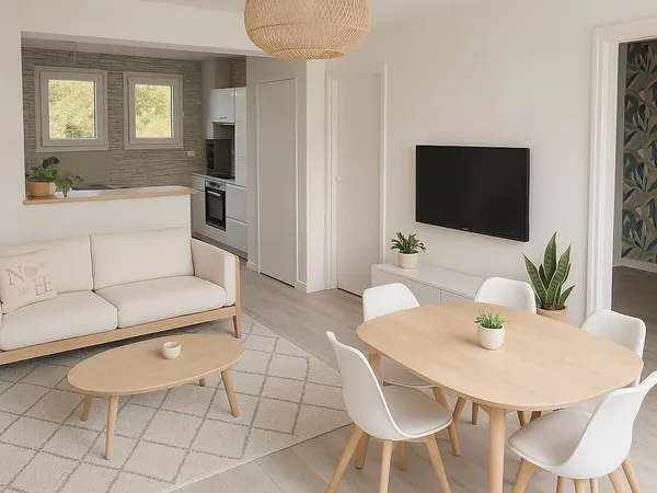 Loue bel appartement 3 chambres à Lambersart pour colocation 
