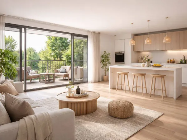 Appartement 2 pièces 56 m² 