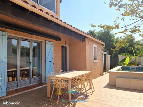 Adorable villa T 4 avec jardin au calme absolu 