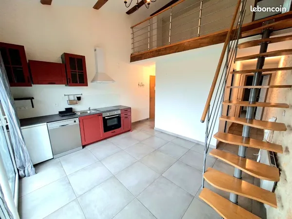 T3 57m2 duplex lumineux avec balcon 