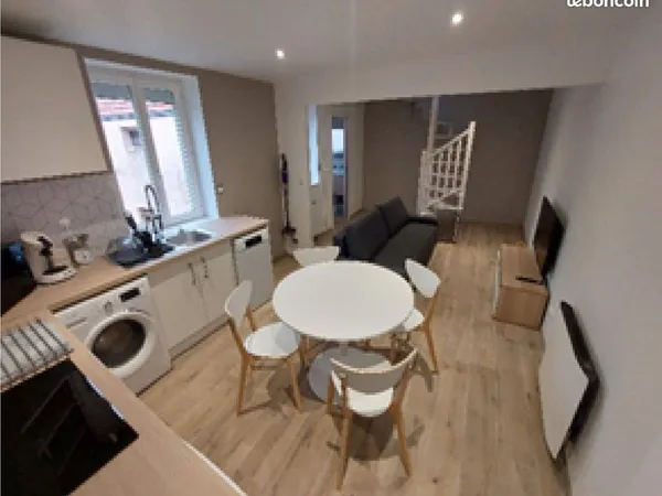 Location appartement meublé 45m2 centre ville Dieppe 