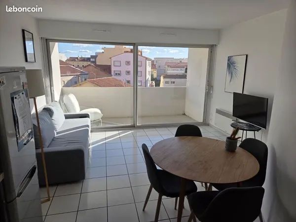 Appartement meublé F2 Perpignan + PARKING 