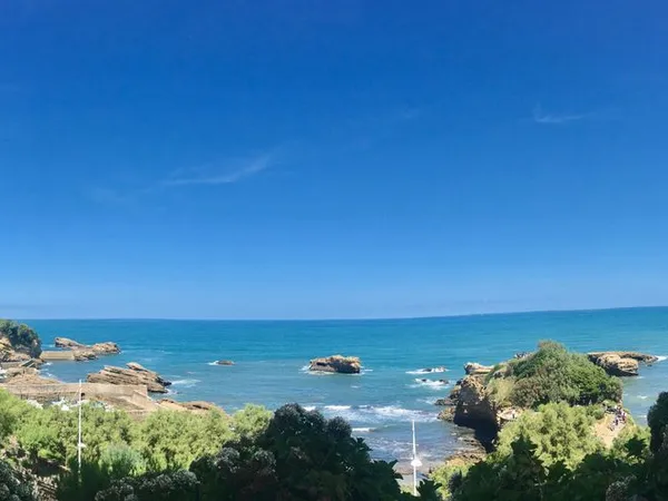 T2 Biarritz 51m² Hypercentre - Vue océan - Parking - Calme 