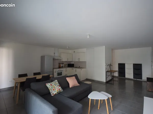 Grand 2 pièces avec terrasse 