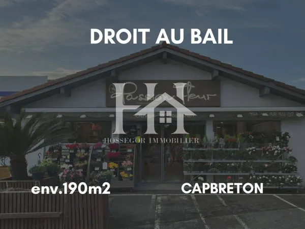 Local commercial 190 m² 