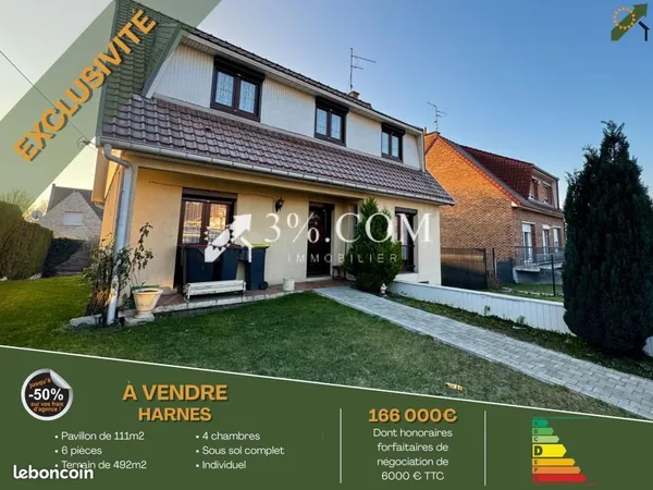 Pavillon 6 pièces 111 m² 