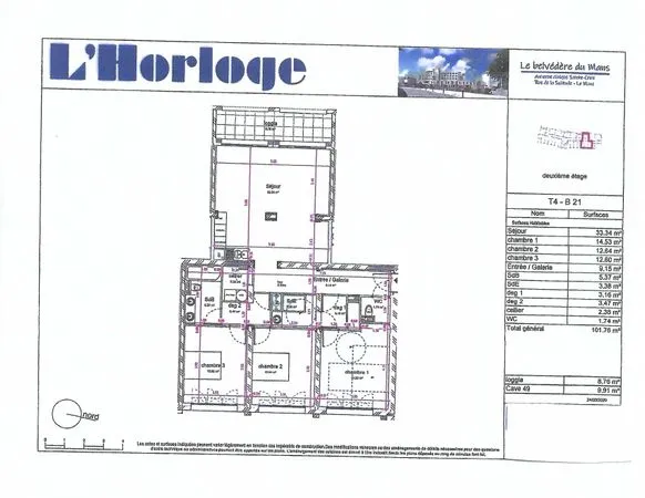 Appartement 100m2 