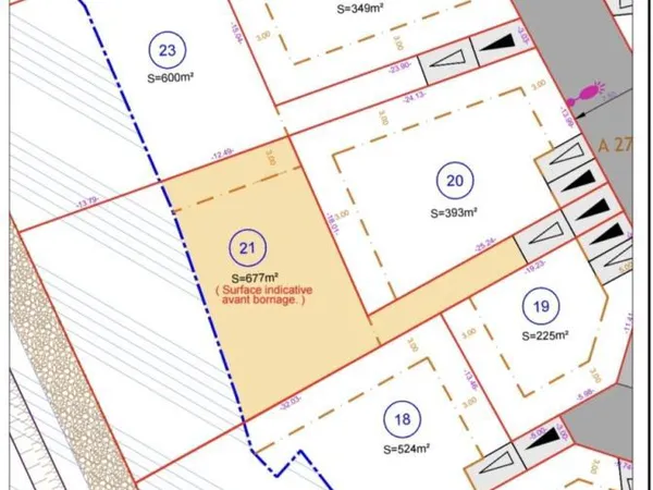 À VENDRE Terrain 677m2 viabilisé - Nouveau Lotissement “La Capelle” Portel des Corbières 