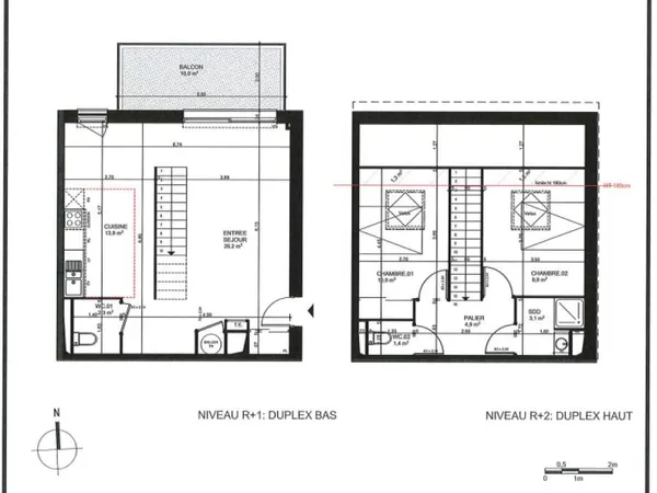 Appartement 3 pièces 72 m² 
