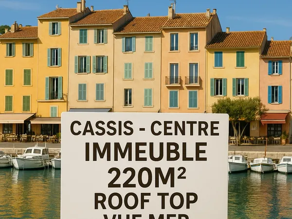 Cassis Immeuble de caractère au coeur du village, rare à la 