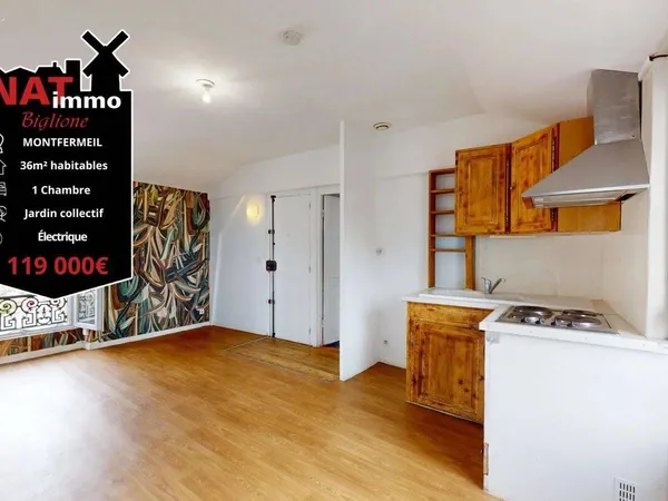 Appartement 2 pièces 33 m² 