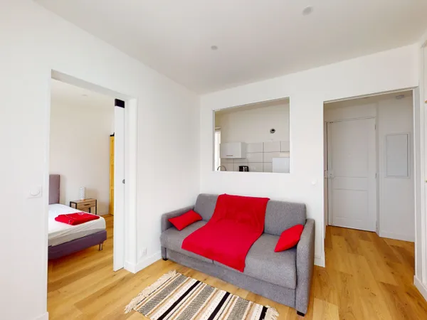 Appartement 2 pièces de 26.75 m2 vendu loué en meublé, avenue d'Argenteuil. 