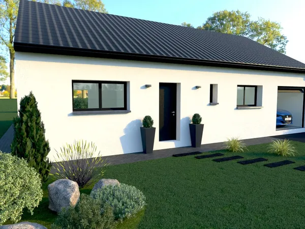 Terrain + maison 90 m² 