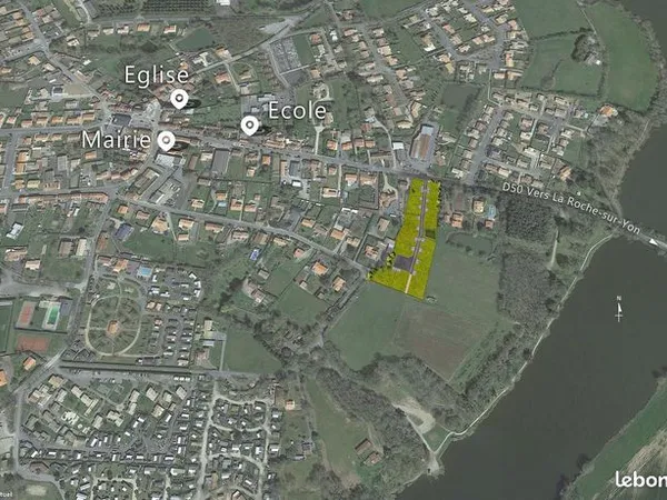 Terrain 350 m² 